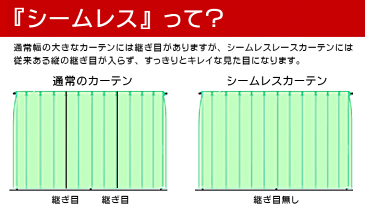 【代引不可】【後払い不可】 国産 日本製 オーダーカーテン レース シームレス トルコ製生地 1.5倍ヒダ イージーオーダー 5cm単位のオーダーメイド 継ぎ目無し 幅105〜150cm（5cmごと）×丈78〜248cm（5cmごとと、丈176cmを1サイズ追加） 1枚単品【29日14時〜5/1迄P2倍】