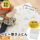 【8/1限定クーポンで11%OFF】ベビー 敷布団 布団 敷き布団 70×120cm用1枚3役トリプルシーツ付きセットも選べる! 固綿 敷きふとん 動物 どうぶ...