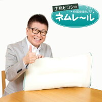 生島ヒロシの快眠健康枕 ネムレール【枕カバー付き】熟睡支援枕 高機能枕 62×35cm【ネムレール 枕 まくら 横向き 国産 敬老の日 ギフト 寝返り ピロケース】【敬老の日】