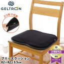 【GWも営業＆出荷】【GELTRON】ジェルトロン ブリーズクッション（42×42×厚さ3.5cm） 優れた体圧分散性と振動吸収力 洗える 日本製 ギフト プレゼント ドライブグッズ シートクッション 腰当て 背当て クッション デスクワーク テレワーク 在宅勤務