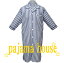 【pajama house】パジャマハウス 七分袖メンズスリーパー ダンガリーストライプ　ブルー LLサイズ　 (日本製) 春秋夏用 パジャマ・ナイトウェア関連商品 【あす楽対応】