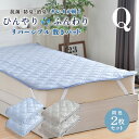 敷きパッド クイーン 同色2枚セット 160×205cm リバーシブル 防ダニわた使用 ひんやり 夏 ふんわり 2枚 洗い替え 抗菌 防臭 消臭 接触冷感 パイル 敷パッド 敷きパット お得なセット