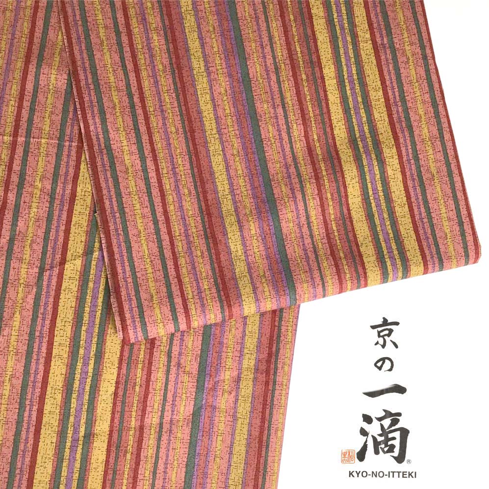 1m 単位 切り売り 京紬A 和柄 和調 プリント生地 124cm巾 綿100％ 生地 布 布地 日本製 ハンドメイド ..