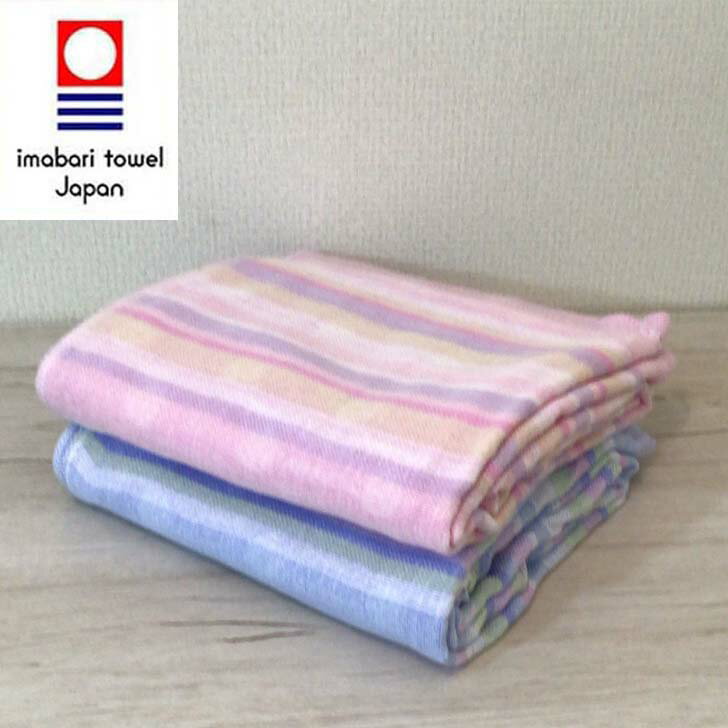 Rakuten - 今治 バスタオル 5重 ガーゼ 小さめ 日本製 40×110cm 速乾 部屋干し 両面ガーゼ ミニバスタオル ひざ掛け 吸水 タオル 高品質 ガーゼ プレゼント 贈り物