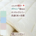 9/18限定★11%OFFクーポン 【クオロフィル掛け布団・シングル・日本製】ほこりが出にくい!カラーホーム ダクロン(R) 中わた使用 掛けふとん<日本製>【...
