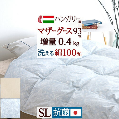 楽天市場】ロマンス小杉 ハンガリー産 グース 93％ シングルの通販