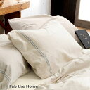 全品P5&クーポン★マラソン11日迄 Fab the Home〜Levi レヴィ〜 枕カバー 43×63cm 綿100% ピロケース まくらカバー 封筒式 ファ...