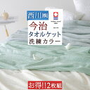 2枚まとめ買い 今治 タオルケット シングル 日本製 厚手 夏用 東京西川 西川産業 送料無料 綿100％ 洗える 2枚セット 北欧 おしゃれ 今治産 今治タオル 夏 肌掛け