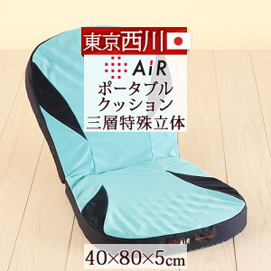 【ポイント10倍】西川エアーポータブルクッションLAI0510西川産業/東京西川クッション日本製AiRクッションLAiR5×40×80cm/ナイロンケース付エアーAiRクッション