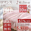 【大感謝クーポン+ポイント10倍+応援CP最大16倍 10/18 9:59迄】送料無料 ぽかぽかあったか毛布 2枚合わせ マイヤー 毛布 シングル 日本製 柔らかい ロマンス小杉 マイヤー2枚合わせ毛布 暖か