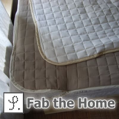 乐天商城 - ベッドパッド シングルサイズ Fab the Home（ファブザホーム）Double gauze(ダブルガーゼ) ガーゼパッドシーツ （100×200cm）【かわいい おしゃれ オシャレ】