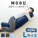 MOGU 気持ちいい抱きまくら Lサイズ (抱き枕カバー 付) 抱き枕 だきまくら モグ 大きい 大きめ サイズ ロング 男性 男 彼氏 メンズ 旦那 ビーズ おすすめ 人気 おしゃれ オシャレ 特大 大きいサイズ 日本製 クール カバー 洗える 横向き寝 横向き いびき いびき【母の日】