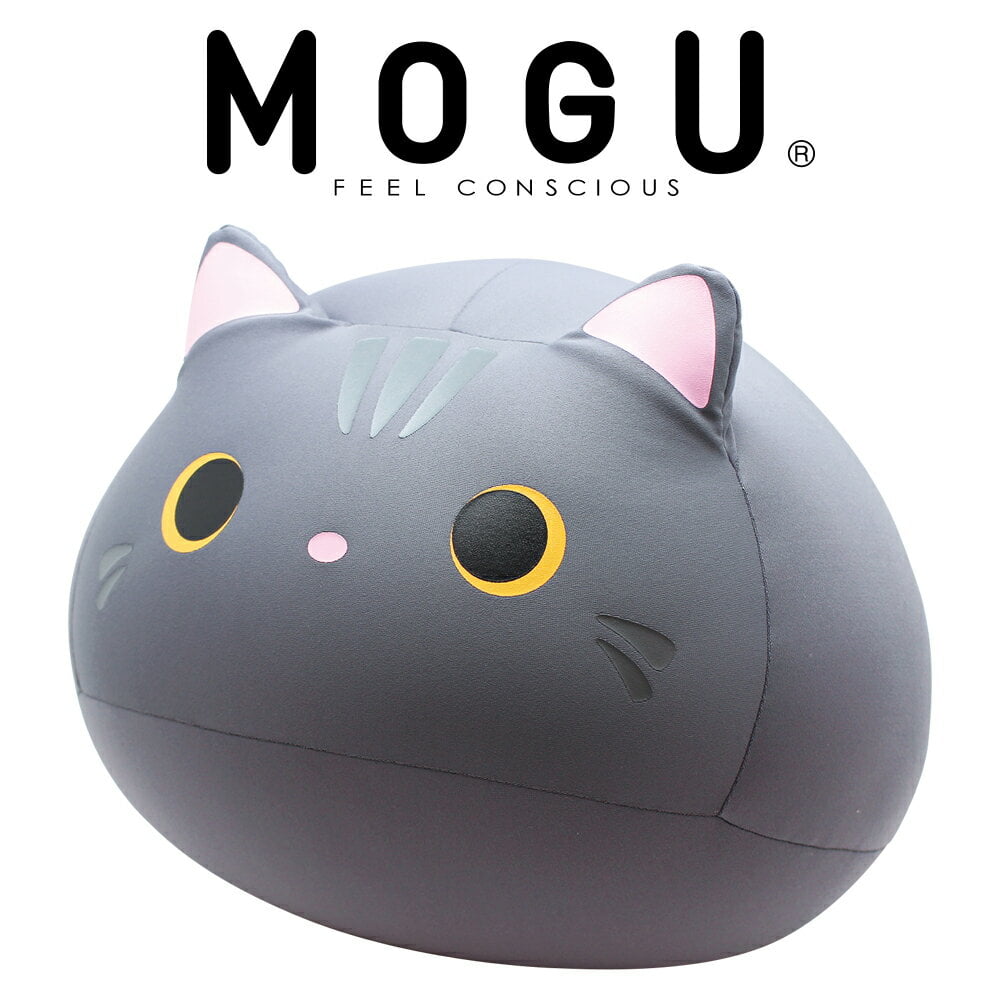 MOGU もぐっち みーたん グレー クッション ぬいぐるみ 可愛い かわいい おしゃれ おすすめ 人気 ネコ 動物 モグ ギフト プレゼント 誕生日 子ども 子供 男の子 女の子 男性 女性 日本製 ビーズ ビーズクッション インテリア キャラクター 小さめ 小さい ねこ 猫【父の日】