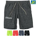 ・フットサル/サッカー・ジュニア/トレーニング/ハーフパンツ・アスレタ ATHLETA・ジュニア カラー杢スウェットハーフパンツ 03362J・素材 ポリエステル100%・サイズ(総丈/股下) 140(36/17) 150(38/18) 1...