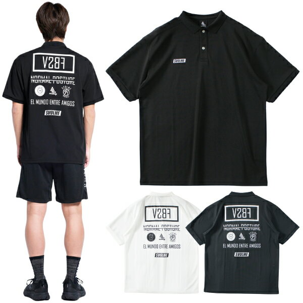 SVOLME スボルメ 半袖 ドライ ポロシャツ 1251-37500