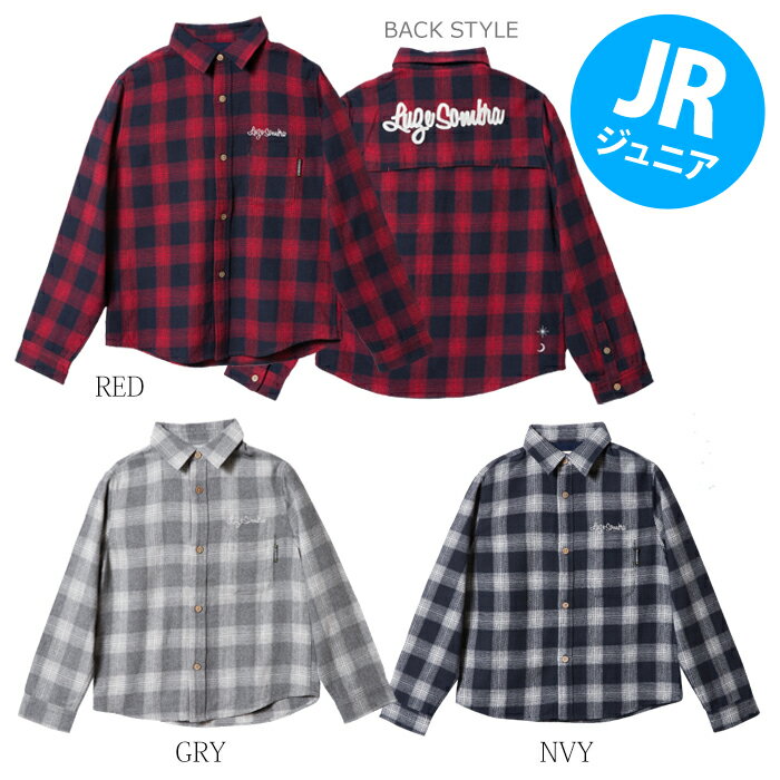 【割引セール 20％OFF】LUZeSOMBRA/ルースイソンブラ ジュニア ネルシャツ Jr BLOCK MESH NEL SHIRT　S1736109