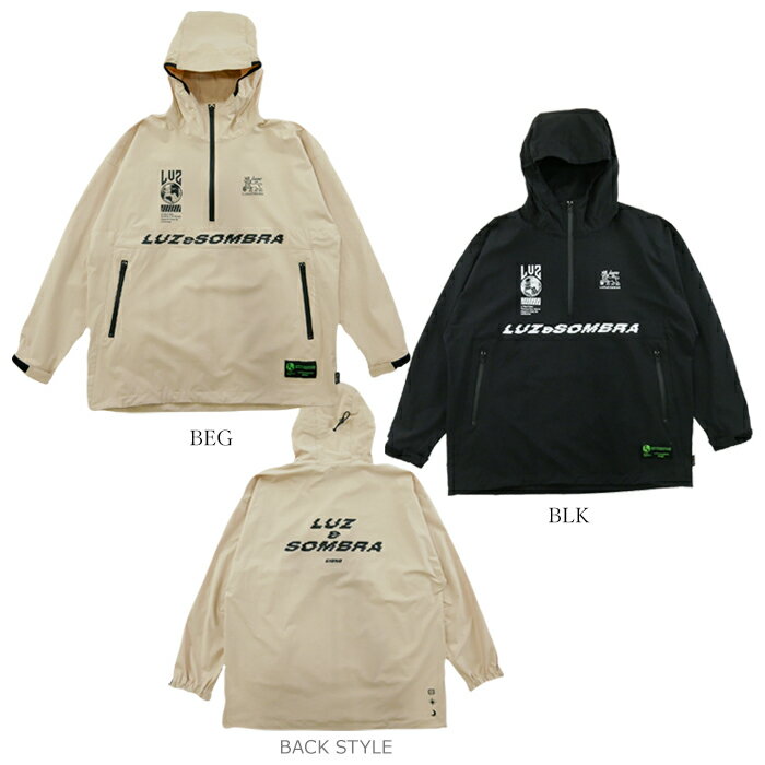 【全品ポイント10倍！ 6/4 19:59まで！】LUZeSOMBRA/ルースイソンブラ アノラック アウター ジャケット AFRO-DIGI CORDURA ANORAK O1222100