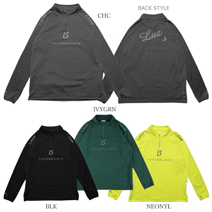 LUZeSOMBRA/ルースイソンブラ ジュニア ジャージトップ Jr LS 2WAY HALF ZIP TOP L2222051