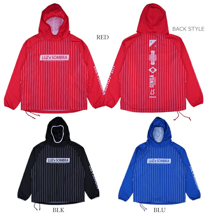 【割引セール 20％OFF】LUZeSOMBRA/ルースイソンブラ ピステトップ アノラック STRIPE SPINE OVERSIZE PISTE ANORAK L1231102 1