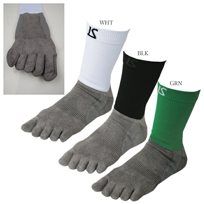 LUZeSOMBRA/ルースイソンブラ ショートソックス トレーニングソックス ジュニア CLUB PARQUE 5F GRIP SOX L2231381