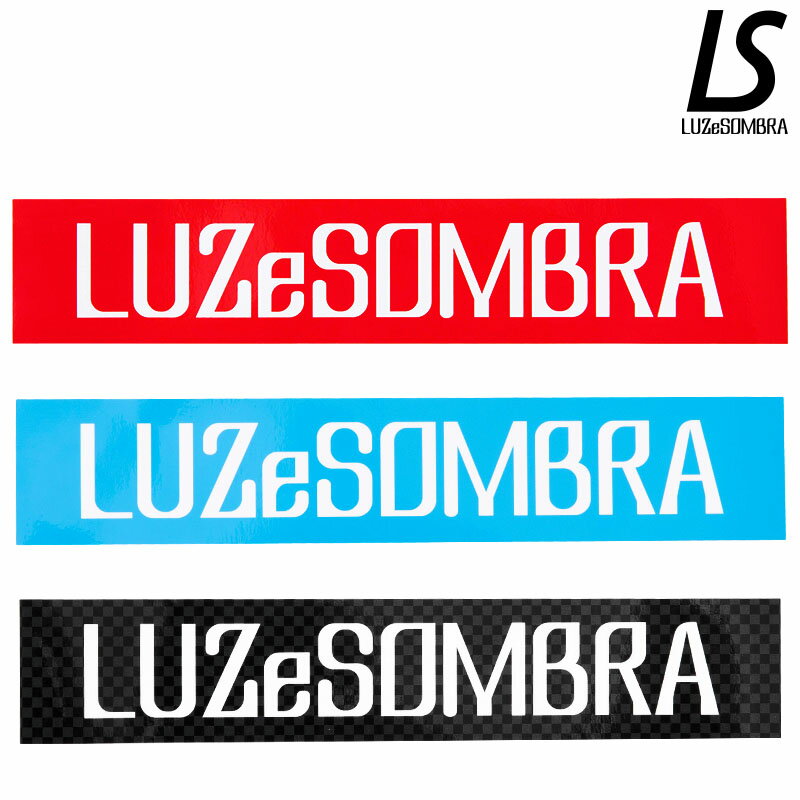 ルースイソンブラ/LUZeSOMBRA ステッカー/LUZeSOMBRA LOGO STICKER（F2014923）