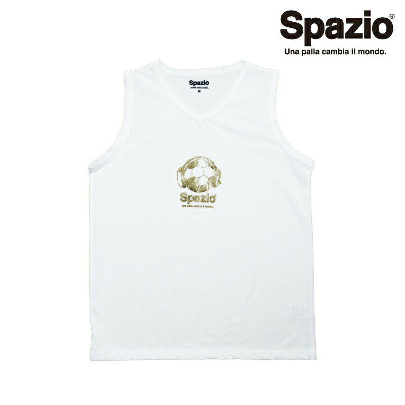 Spazio/スパッツィオ Ball-headphone nosleeve shirt/ノースリーブ（BC-0380)（限定商品）