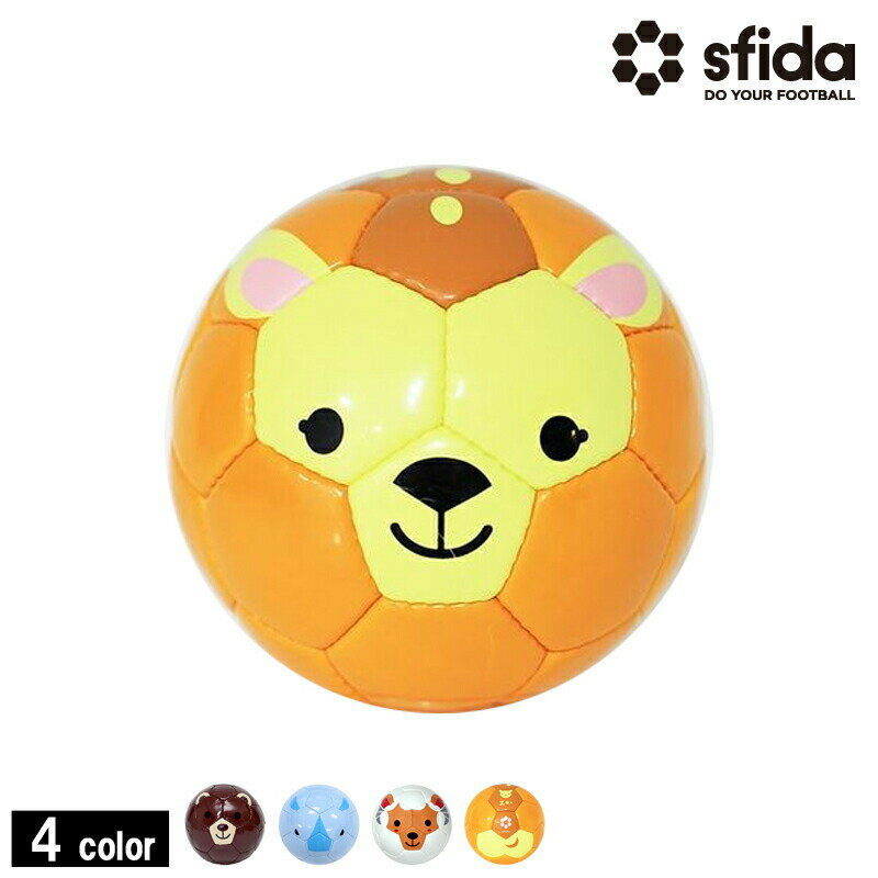 SFIDAのFOOTBALL ZOO！！ 動物をそのままボールにしちゃいました。 リフティングボールとしてもキッズ用としてもインテリアとしても使い道は様々です。 可愛い表情でお子様から大人向けのギフトまで大好評です。 material PU合成皮革/ブチルチューブ size ミニボール1号球(直径約13cm) note ・店頭や他のネットショップでも販売しております。・ご注文のタイミングによって欠品の場合がございます。・サイズは商品により若干の誤差がございます。・ご利用の機器によっては実際の商品と色みが異なる場合がございます。・ご理解の上、お買物いただきますよう宜しくお願いします。