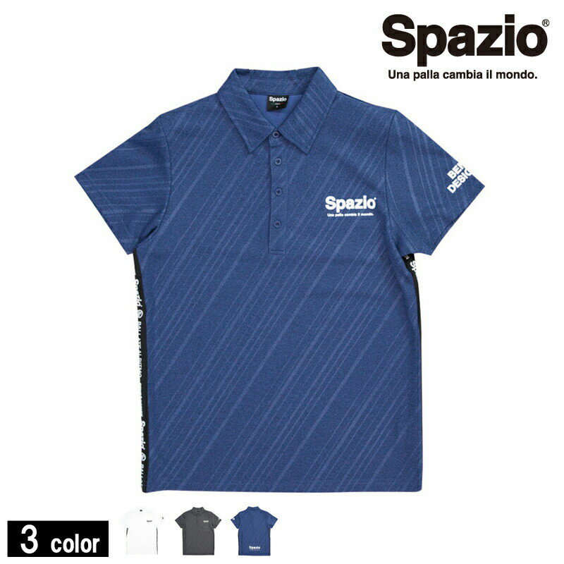 XpbcBI/Spazio |Vc/DIAGONAL STRIPE Emboss POLO-shirtiTP-0532j