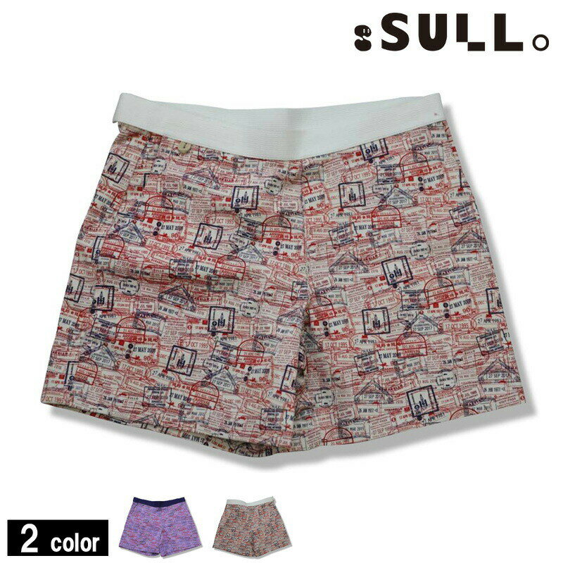 スージョ/SULLO カジュアルハーフパンツ/STAMP SHORTS(1422201041)