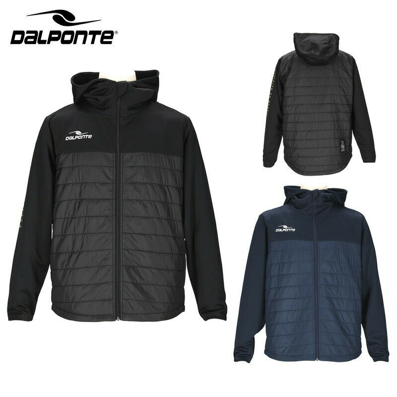 ダウポンチ/DALPONTE 薄中綿ジャージトップス/ハイブリッドフードジップジャージ(DPZ0370)