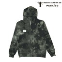 ノッソセニョールドパライーゾ/NOSSO SENHOR DO PARAISO フルジップスウェットパーカー/Logo Tie-Dye Zip Parka（NP-00-606）