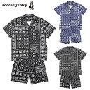 楽天Sal．楽天市場店サッカージャンキー/soccer junky オープンカラーシャツパンツセット/cuore+6（SJ23A53）