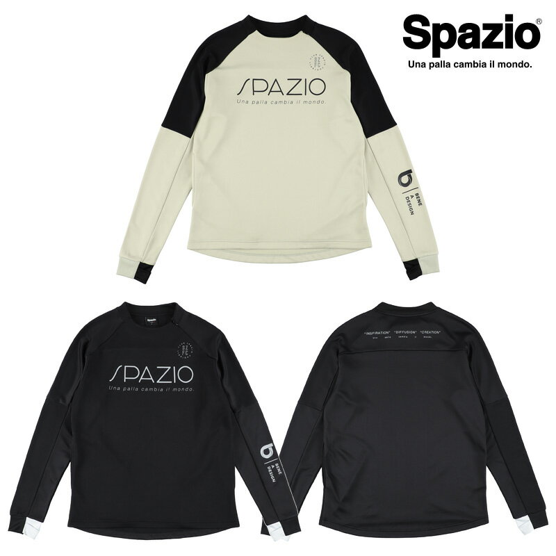 スパッツィオ/Spazio ジャージトップス/袖パネルミッドトレーニングトップ(GE-1129)