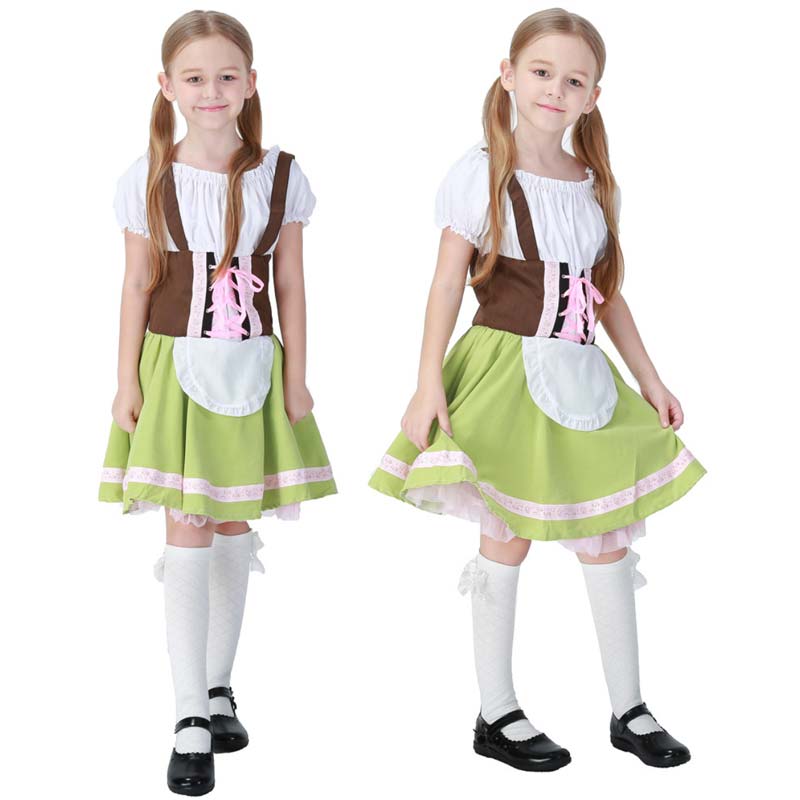 ハロウィン キッズ 子供服 ビールガール ドイ...の紹介画像2