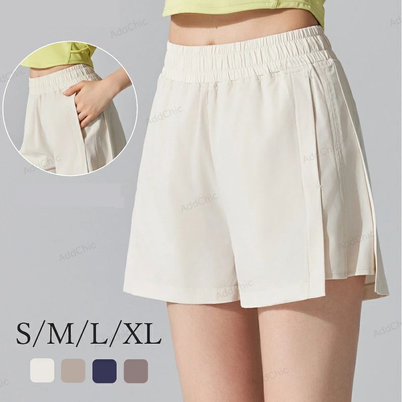▲サイズ：S-XL ▲カラー：4色 ▲素材：75%ナイロン+25%ポリウレタン ▲原産国：中国 【注意事項】 ※平置き採寸となりますので、1-3cmの誤差についてはご容赦下さい ※素材感や色合いの表現には個人差があります。また画像は撮影状況やPC環境によりイメージや色合いが若干異なる場合がございますが予めご了承願います。 スポーツウェア ショートパンツ ランニング パンツ レディース ハイウエスト サイドポケット ボトムス ピラティス フィットネスウェア ランニングウェア トレーニング ジム 運動 ダンス ウォーキング 部屋着 淡い色---------------------------------------- メーカー希望小売価格はメーカーカタログに基づいて掲載しています