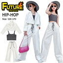 白 ダンススーツ 女の子 ダンス衣装 キッズ セットアップ へそ出しショート丈 ジャケット タンクトップ 長ズボン フォーマルスーツ 韓国 k-pop ダンス衣...