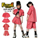 k-pop 衣装 ピンク チェック柄 キッズダンス衣装 セットアップ ヒップホップ 女の子 へそ出し トップス 半袖 スカート ハーフパンツ ゆったり シャツ ...