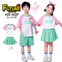 チアガール 衣装 女の子 プリーツスカート チアダンス 衣装 小学生 キッズ tシャツ 半袖 応援団 可愛い 男の子 ハーフパンツ キッズ ダンス 衣装 セット...