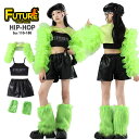 k-pop 衣装 グリーン アウター 女の子 キッズダンス衣装 セットアップ ヒップホップ へそ出し トップス 女の子 キャミソール 短パンツ ..