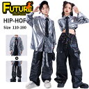 k-pop 衣装 メタリック キッズダンス衣装 セットアップ黒 レザーパンツ 長袖 シャツ へそ出し ショート丈シャツ 子供 男の子 女の子 韓国 ダンス ジャ...