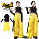 へそ出し トップス 女の子 フード付き 黒 k-pop 衣装 キッズダンス衣装 セットアップ ヒップホップ タンクトップ カーゴパンツ イエロー ロングパンツ ゆったり 黄色 女の子 k-pop 衣装 韓国 アイドル 衣装 ストリート 演出服 HIPHOP 発表会 応援 ダンスウェア ステージ衣装