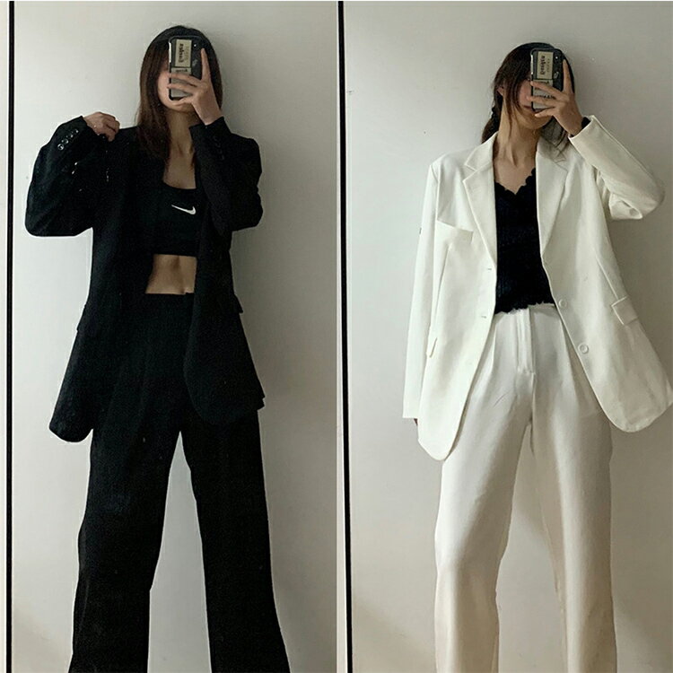 ダンス衣装 ジャケット コート トップス k-pop 衣装 ジャケット 大人 大きいサイズ 無地 きれいめ 上下セット K-POP HIPPOP JAZZ かっこいい 韓国 ダンス 衣装 おしゃれ スーツスタイル スーツ 大きめ ジャズダンス衣装 レディース 演出服 ステージ衣装 黒 白 送料無料