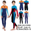 【500-300円クーポン】スプリング ウェットスーツ キッズ ジュニア 130 140 170 男の子 2.5mm ウェットスーツ スプリング キッズ フルスーツ ロングスリーブ ダイビングスーツ 子供用 少年 防寒 サーフィン ボディボード シュノーケリング 冷え対策 保温 立体裁断 クラゲ予防