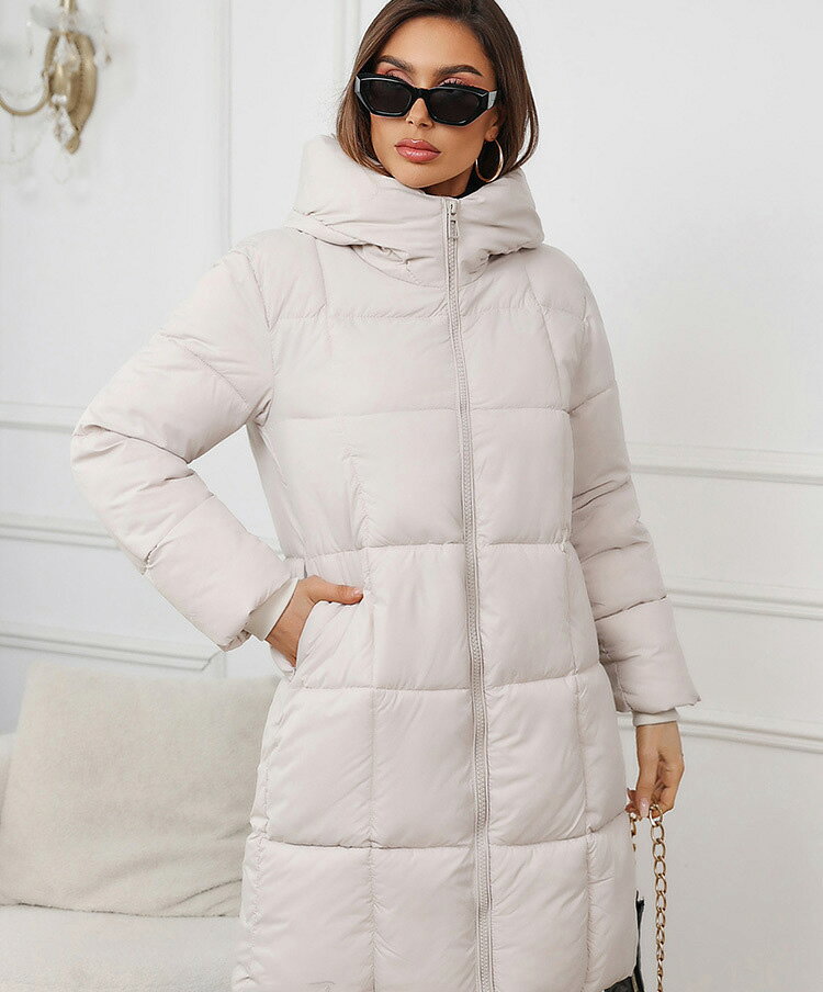フューチャーフューチャーのベンチコート レディース スポーツ 冬 おしゃれ 暖かい ベンチコート ジュニア 女の子 スポーツ ベンチコート レディース ロング 軽量 中綿コート きれいめ 冬コート 大きいサイズ あったか 防寒 動きやすい 冬 フード カジュアル 日常生活 中綿 スポーツ 観戦 通勤 通学 冬｜アングル2