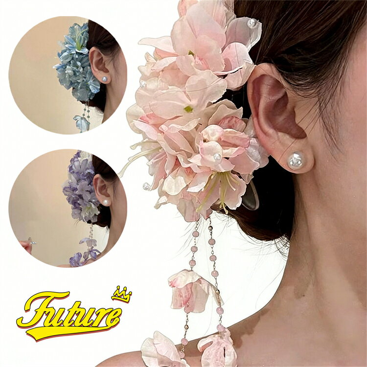 樂天商城 - 髪飾り 成人式 前撮り 卒業式 大きめ しっかり ヘアクリップ レディース クリップ まとめ髪 ヘアアクセサリー 結婚式 デイリー クリップ 卒業式 髪飾り 造花 和装 浴衣 成人式髪飾り ヘアクリップ 結婚式 パーティ ヘッドアクセ ヘアアクセサリー 髪飾り