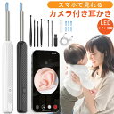 【新発売・50%OFFクーポン】 耳かき カメラ付き ライト カメラ イヤースコープ 耳掃除 カメラ付き耳かき カメラ付きイヤースコープ 耳掻き スマート イヤ...