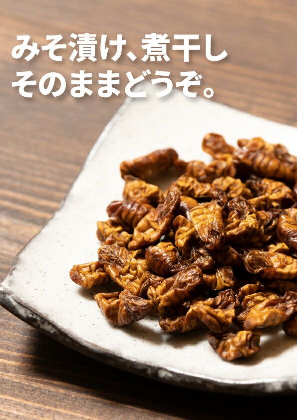 FUTURENAUT x TAKEO 楽天市場店の昆虫食TAKEO 山梨かいこ蛹 甲州みそ味 5g 食べきりサイズ ミニパック プレミアム 国産昆虫 そのまま食べれる昆虫食 昆虫スナック 初心者 ギフト プレゼント 罰ゲーム非推奨 国内正規品【創業10年】｜アングル2