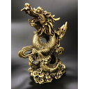 【期間限定DEALポイントバック15%】 昇龍 銅製 置物 開運厄除 祈願成就 ドラゴン 置物 風水 アイテム 龍 竜 龍神 パワースポット 真鍮 開運 金運 ...