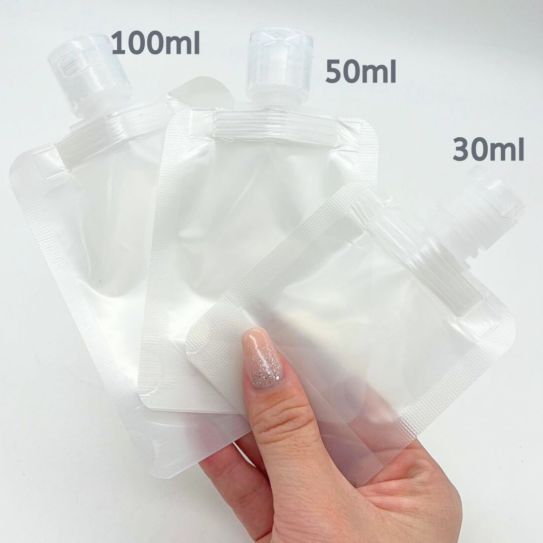 【期間限定DEALポイントバック15％】 トラベルボトル ボトル3種セット 1セット 液体個包装 容器 30ml 50ml 100ml旅行 小分け パウチ 便利グッズ 便利 トラベル 詰め替えボトル 詰め替え容器 旅行グッズ 海外旅行 国内旅行 出張 お泊り 温泉 銭湯