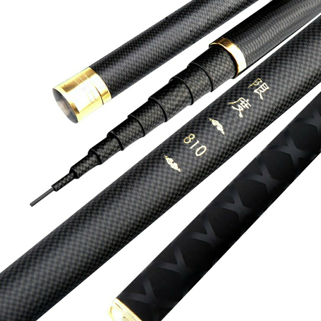 【期間限定DEALポイントバック15%】【毛鉤セットの特典付き】 ロッド 限度 カーボン 8.1m 渓流竿 万能ロッド 先調子 ヤマメ イワナ イトウ ニジマス...